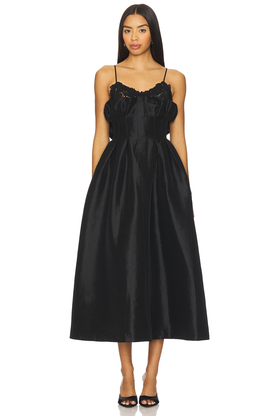 KIKA VARGAS Theresa Dress in Black