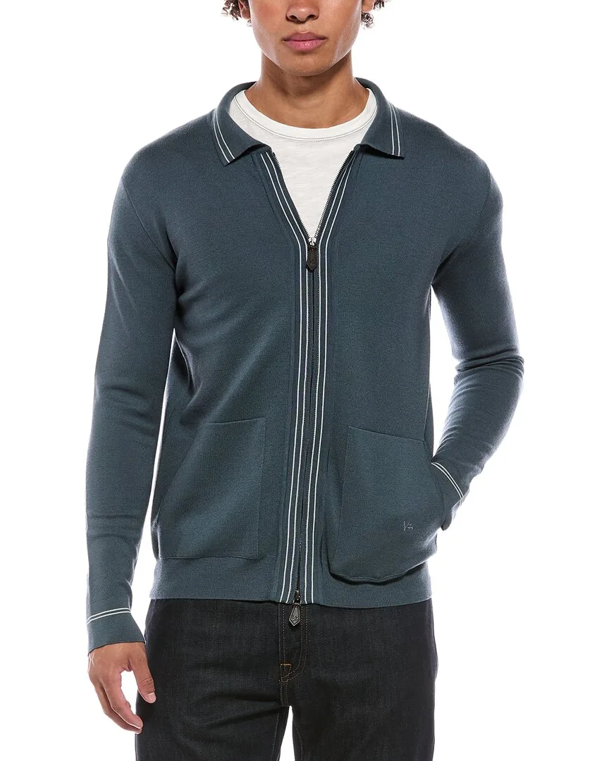 ISAIA Wool, Silk & Cashmere-Blend Jacket