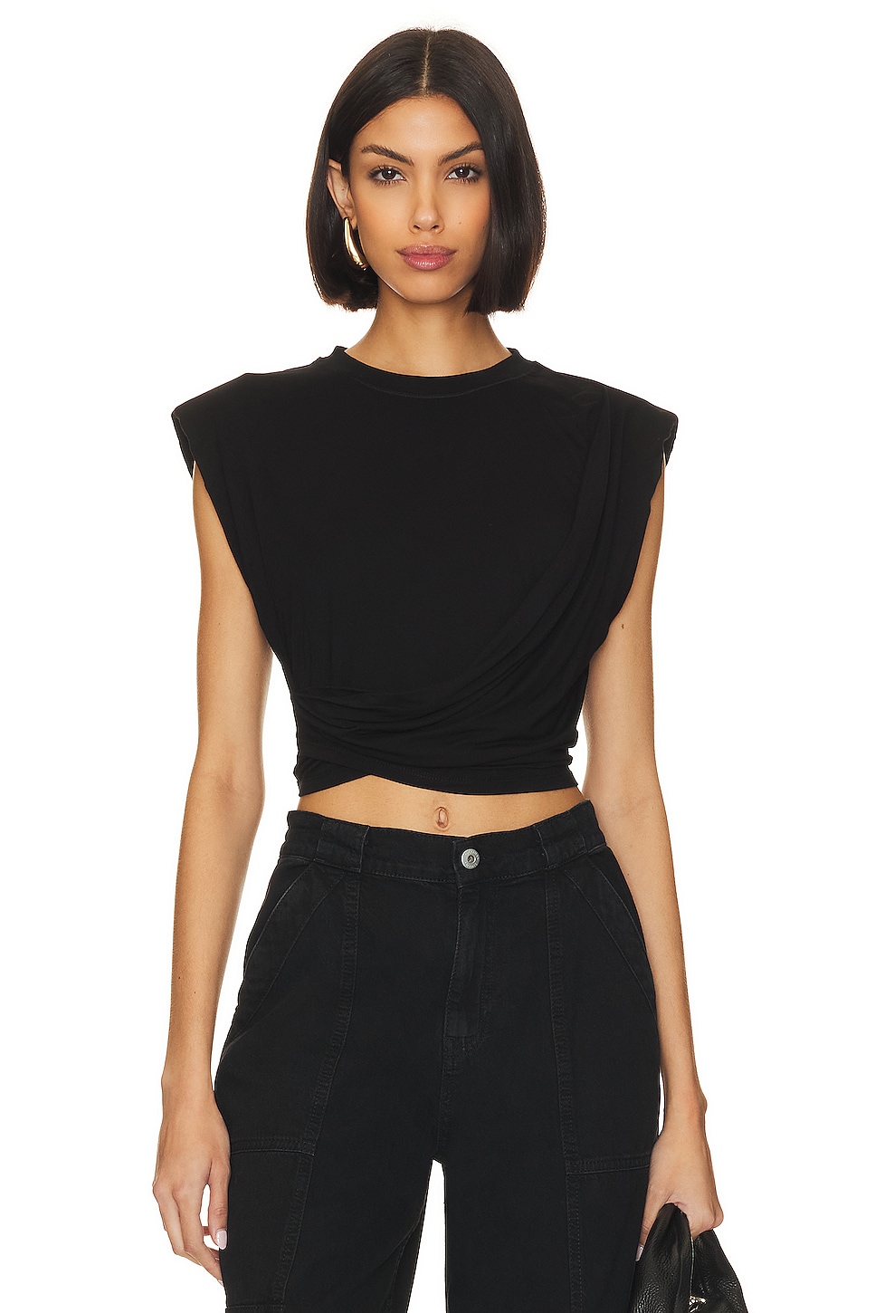 SIMKHAI Estelle Top in Black
