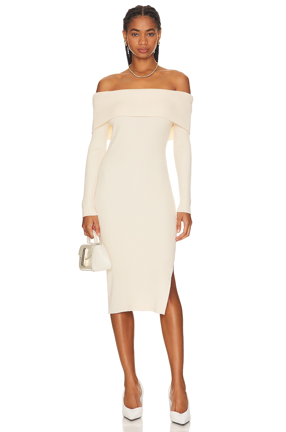 Steve Madden VESTIDO PUNTO FRANCESCA in White