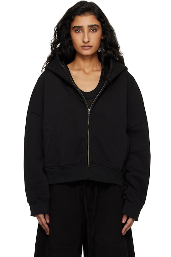 Black Eternal Zip Hoodie