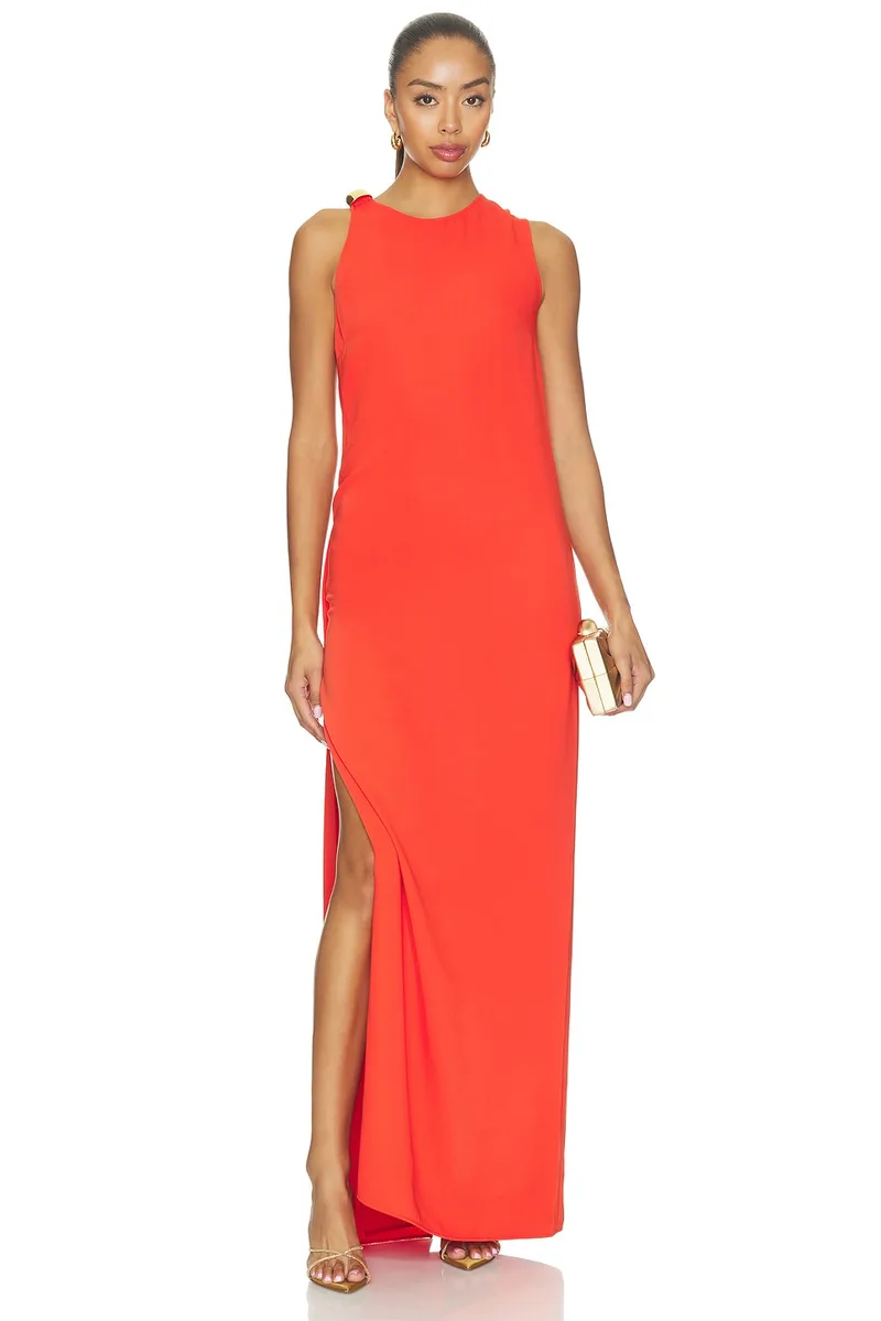 Alexis Calysea Dress in Red Orange