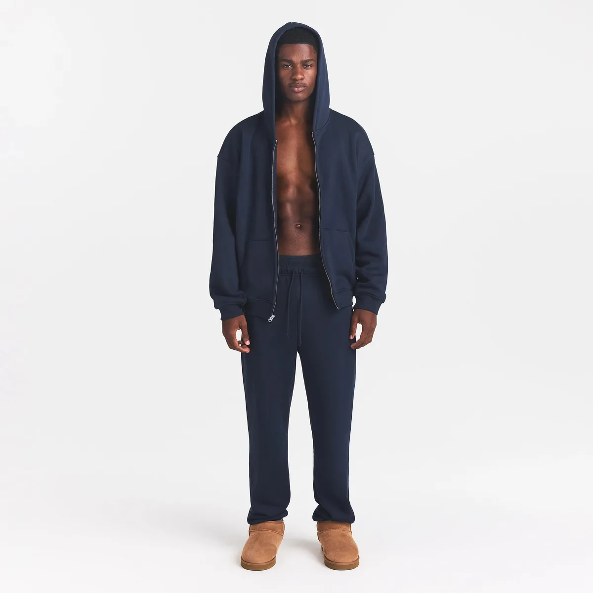 FLEECE LOUNGE MENS RELAXED JOGGER | NAVY