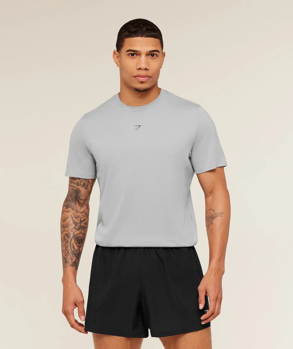 Gymshark Running T-Shirt - Stratus Grey