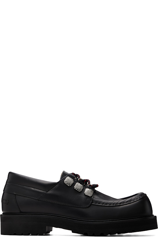 Black AJ1391 Loafers