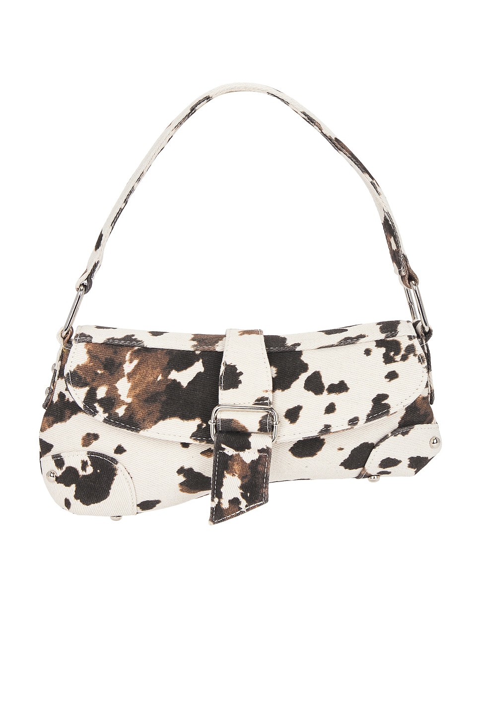 8 Other Reasons Printed Shoulder Bag in Cow Print