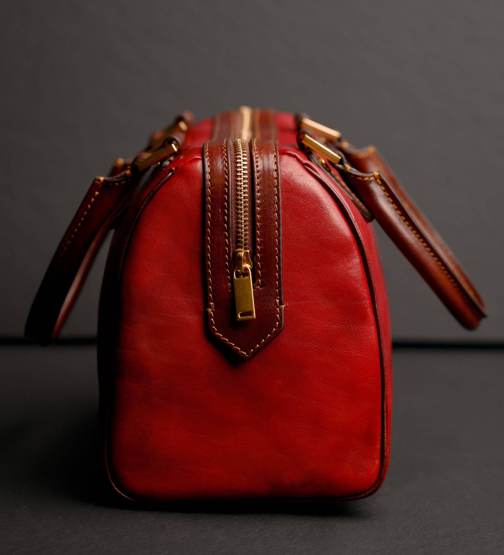 Leather Barrel Bag - Image 28
