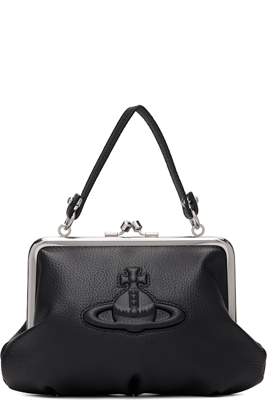 Black Granny Frame Bag