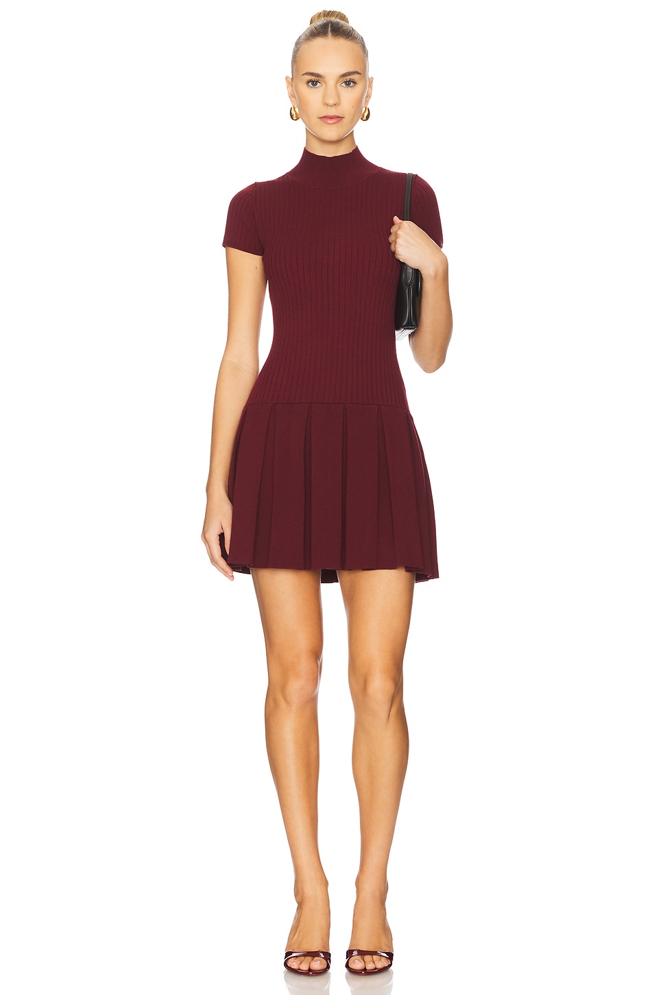 HEARTLOOM Polina Dress in Merlot