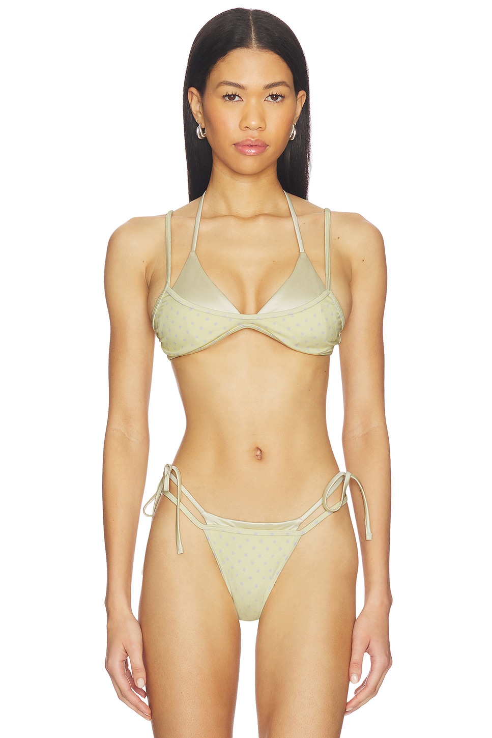 LIONESS Rhode Top in Lemontini Polka