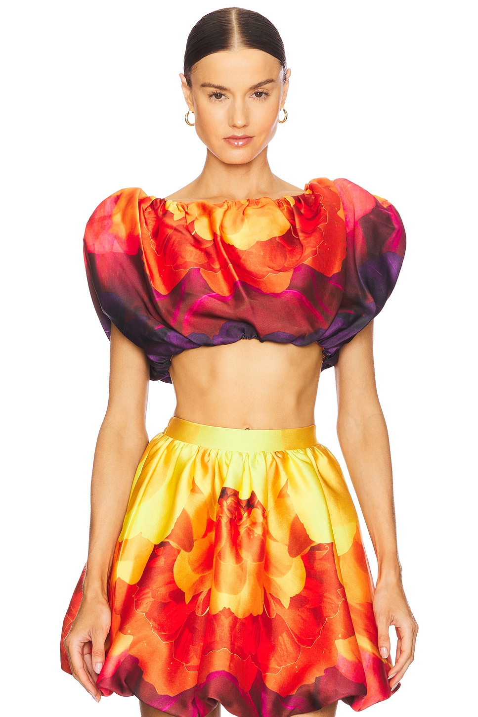 YAURA TOP SIN MANGAS MONIFE in Petal Print