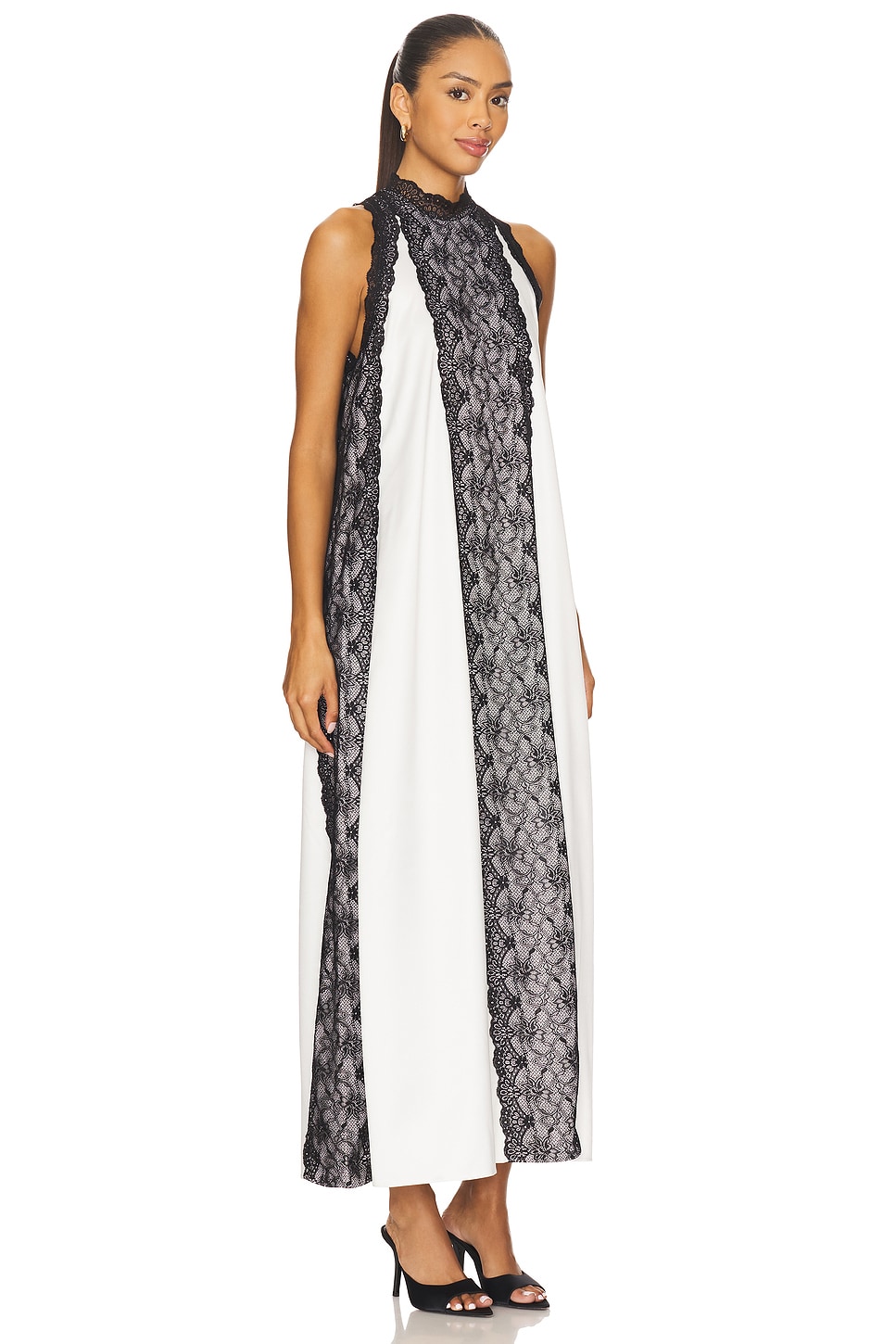 KIKA VARGAS Gisue Dress in White