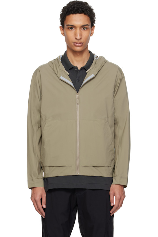 Taupe Demlo Hoody Jacket