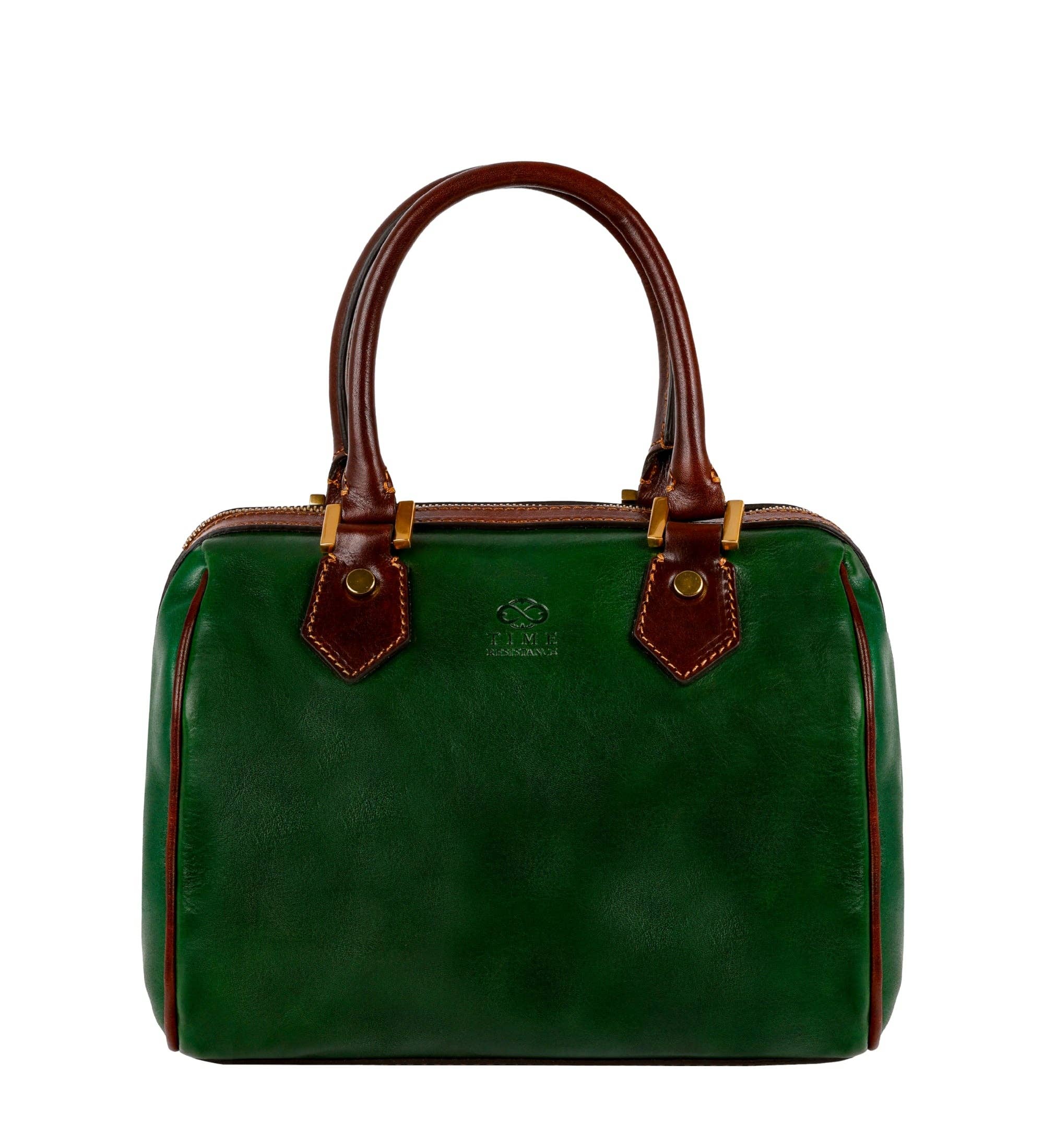 Leather Barrel Bag - Image 13