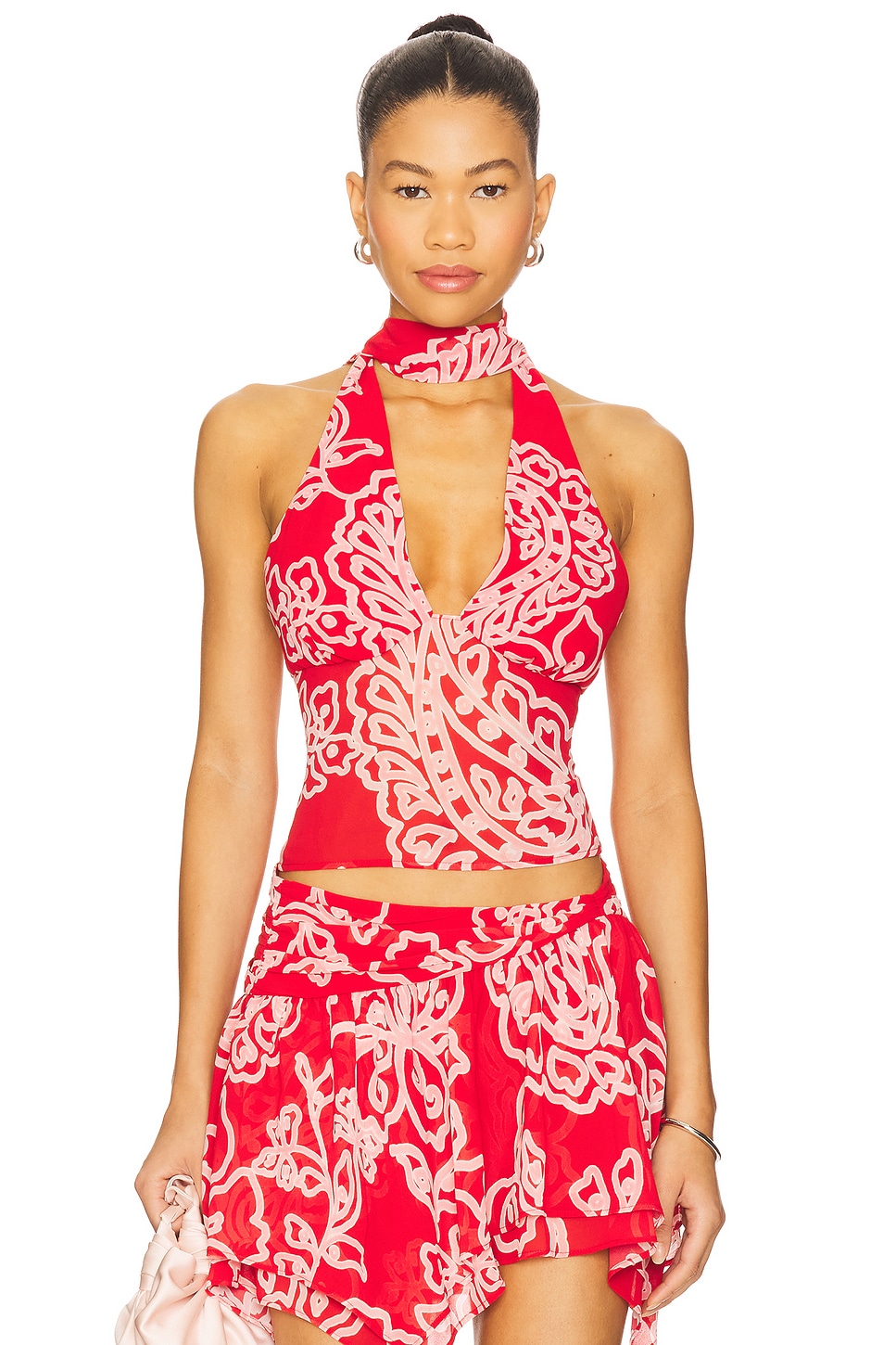 Lovers and Friends Mayci Top in Flame Red