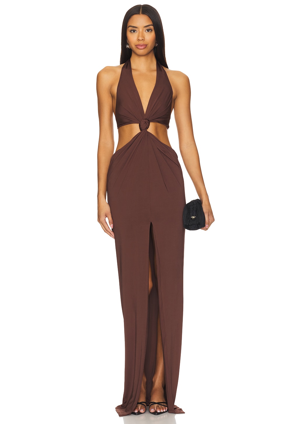 NBD The Donyale Gown in Brown