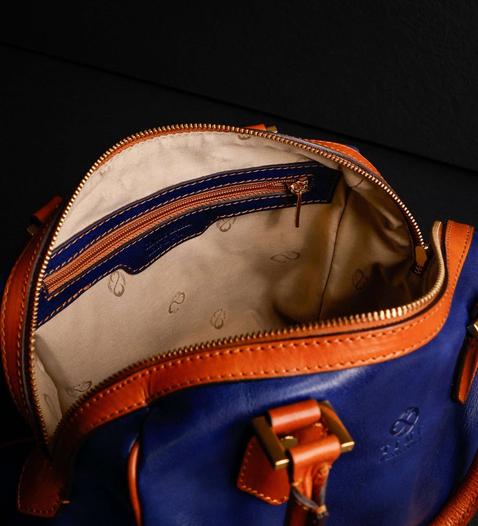 Leather Barrel Bag - Image 7