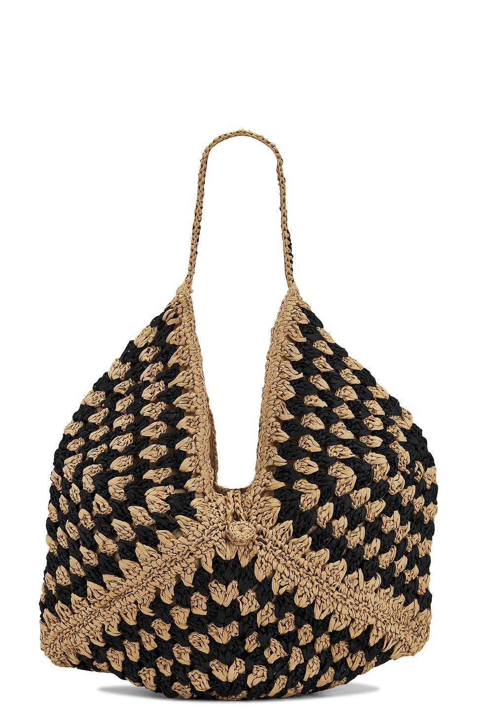 LSPACE Coastline Beach Bag in Natural Black
