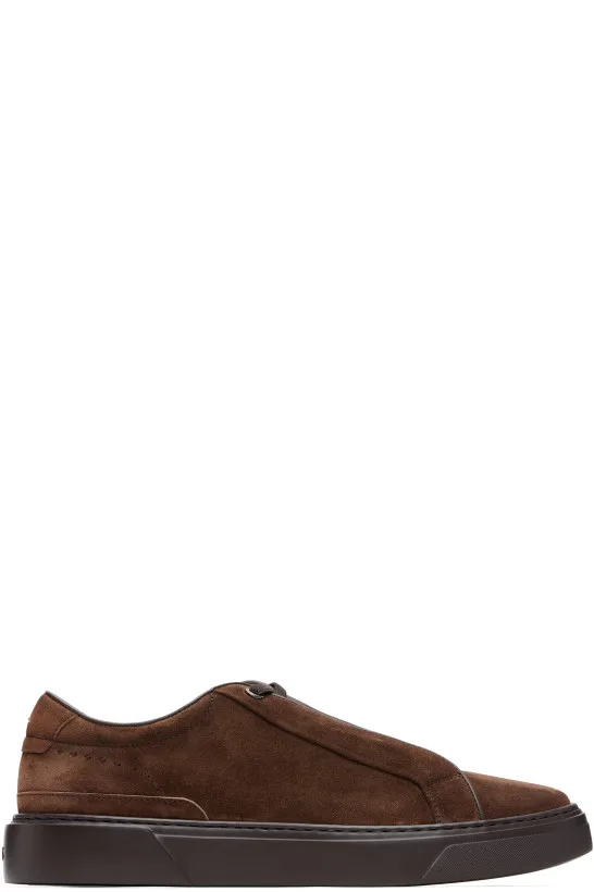Brown Suede Sneakers