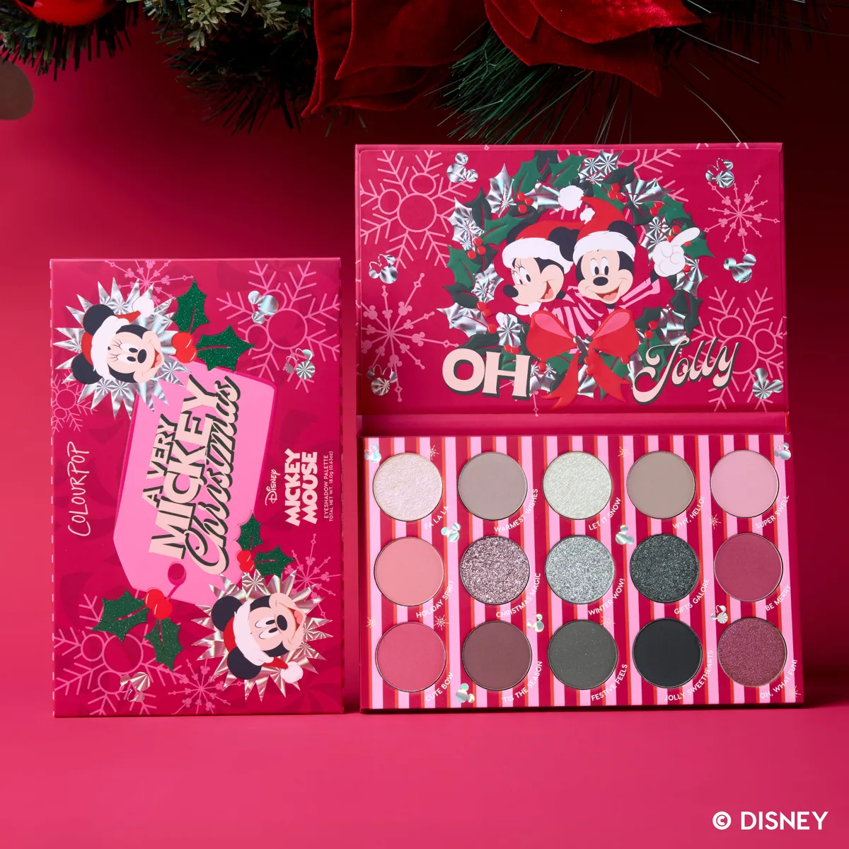 A Very Mickey Christmas Eyeshadow Palette