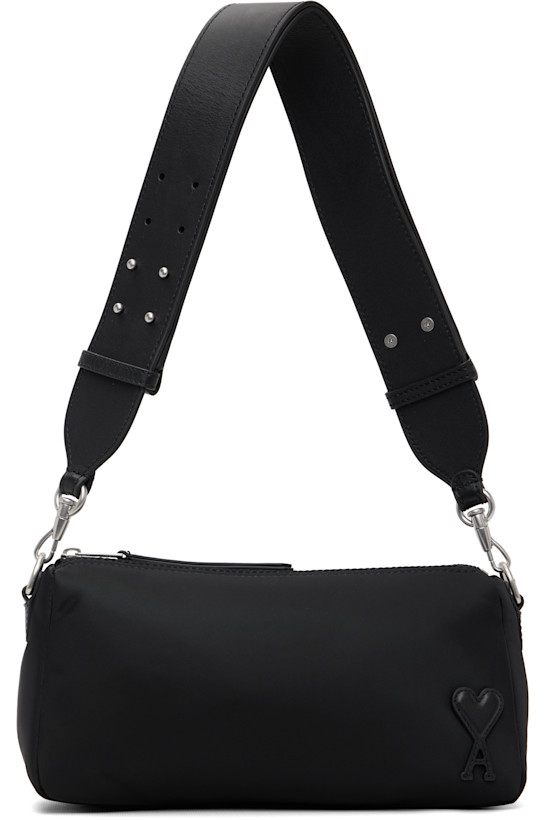 Black Nylon Marcel Bag