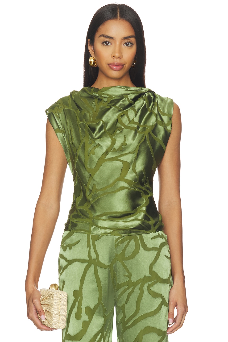 Cult Gaia Monette Top in Deep Pasture