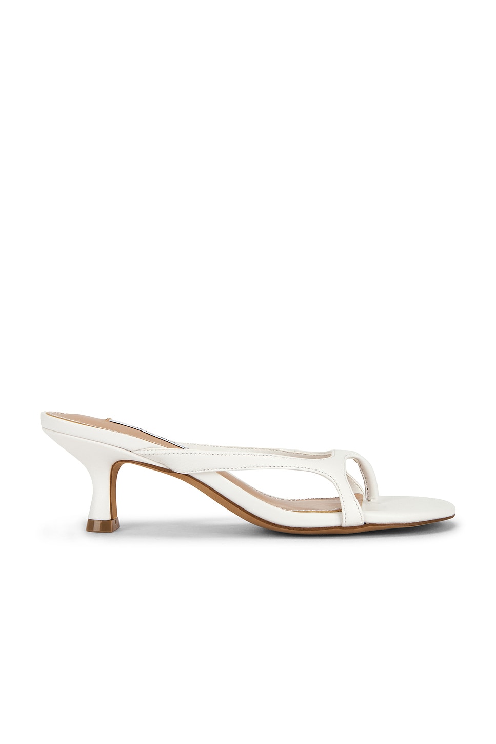Steve Madden Brienna Sandal in White Leather