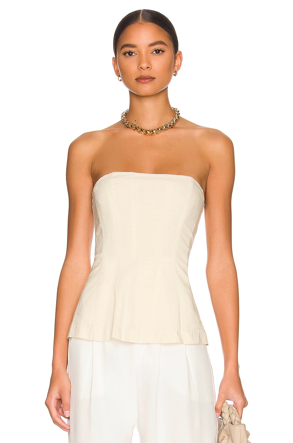 L'Academie Lorena Top in Beige