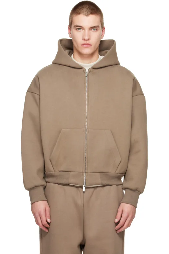Taupe V2 Zip Hoodie