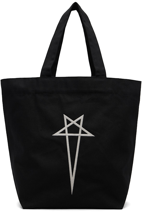 Black Temple Mini Beach Tote