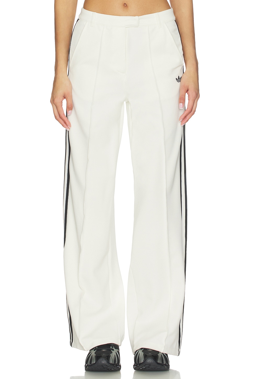 adidas Originals Sport Tailored Pants in Off White
