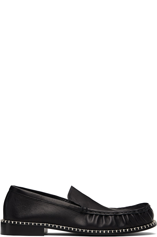 Black Leather Loafers