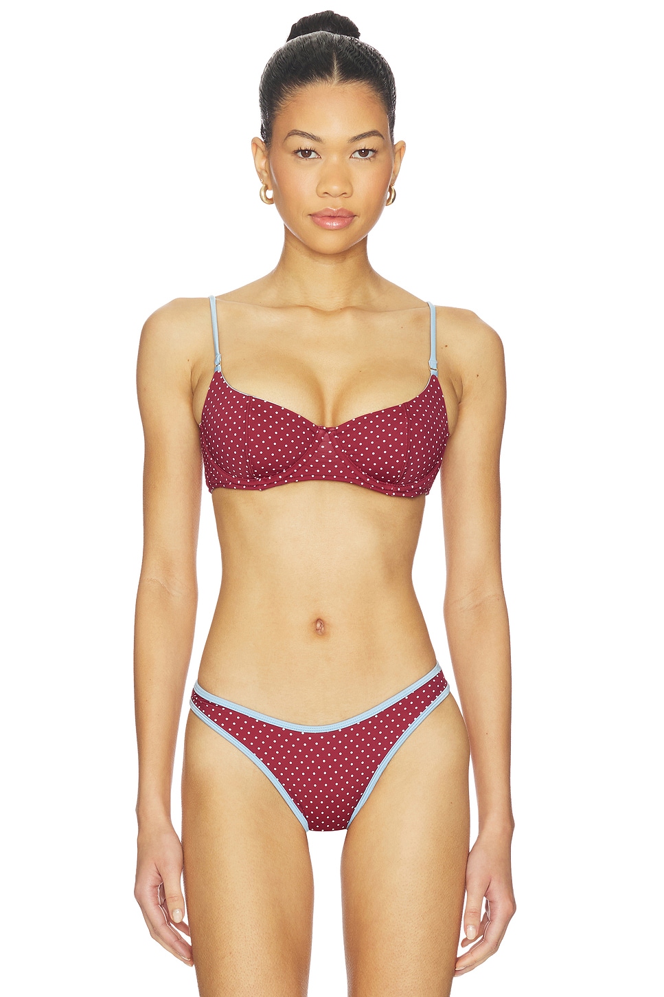 Frankies Bikinis Cola Top in Tuscany