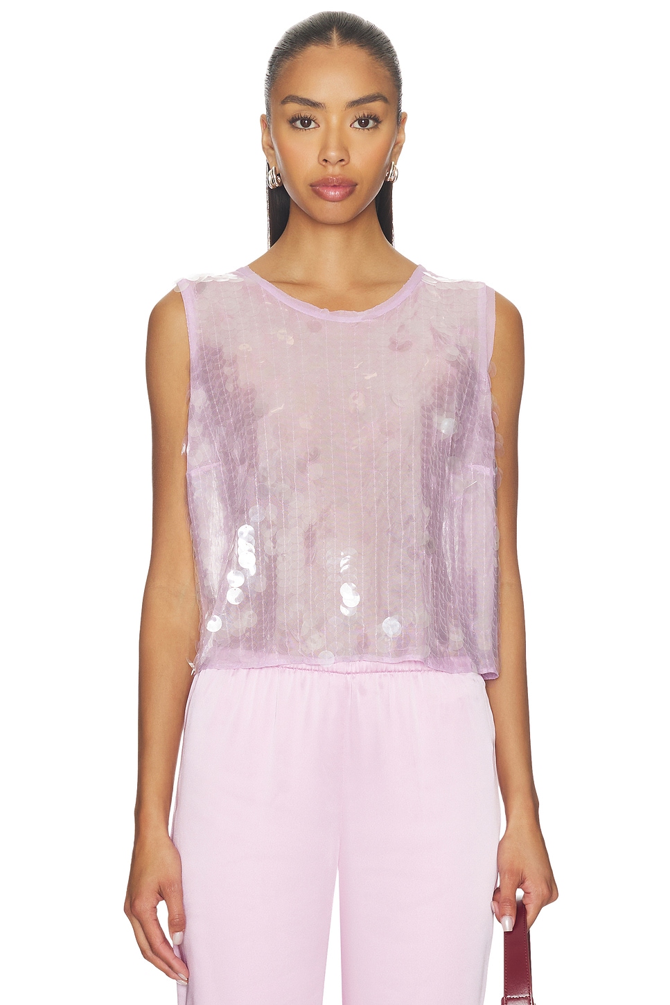 Nonchalant Label Bianca Top in Lavender