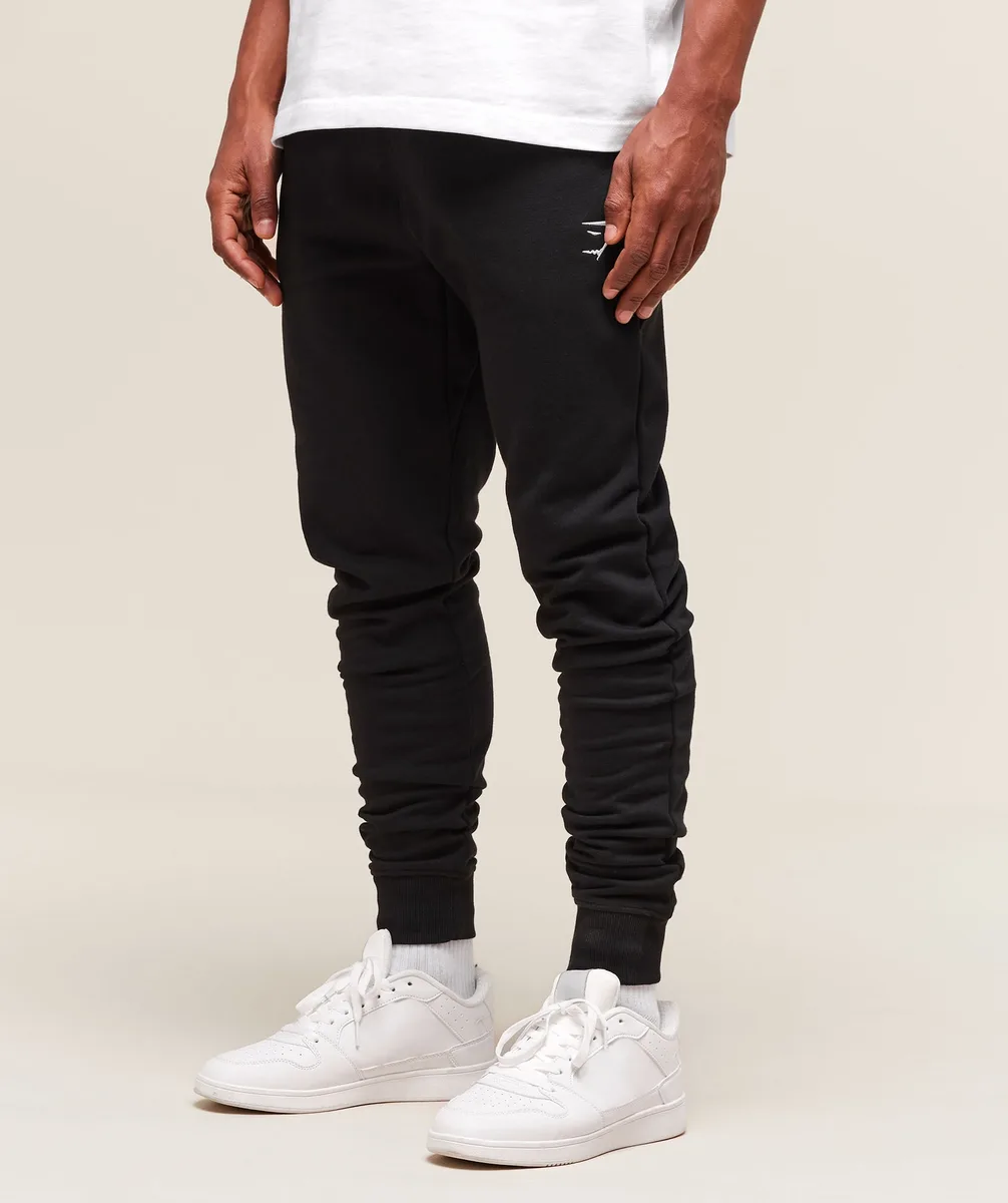 Gymshark Crest Tall Joggers - Black