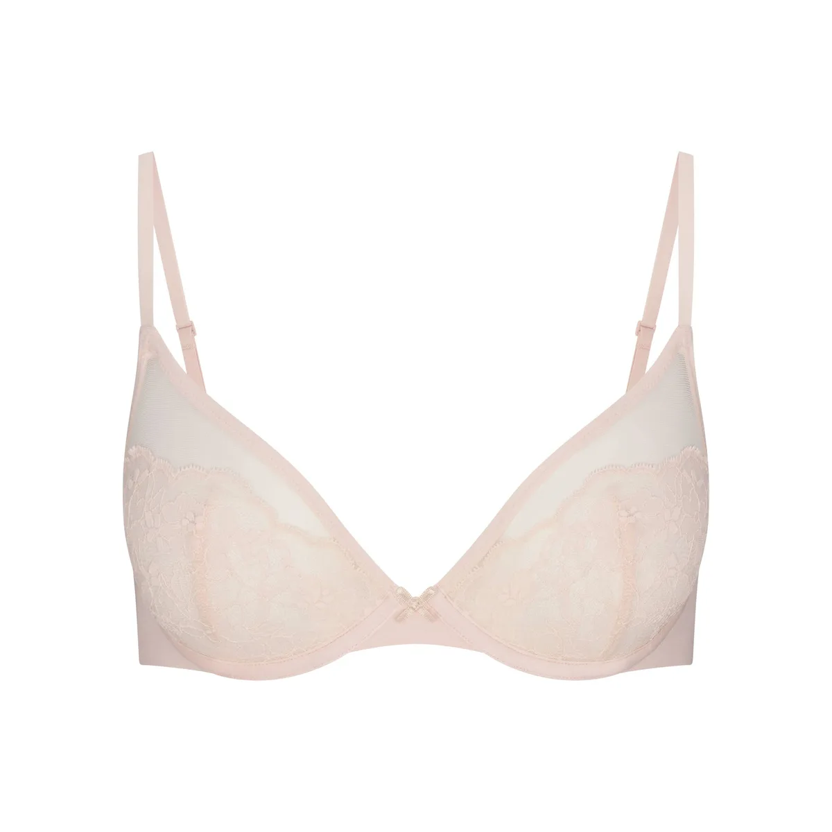 SKIMS LACE UNLINED DEMI BRA | PRIMROSE