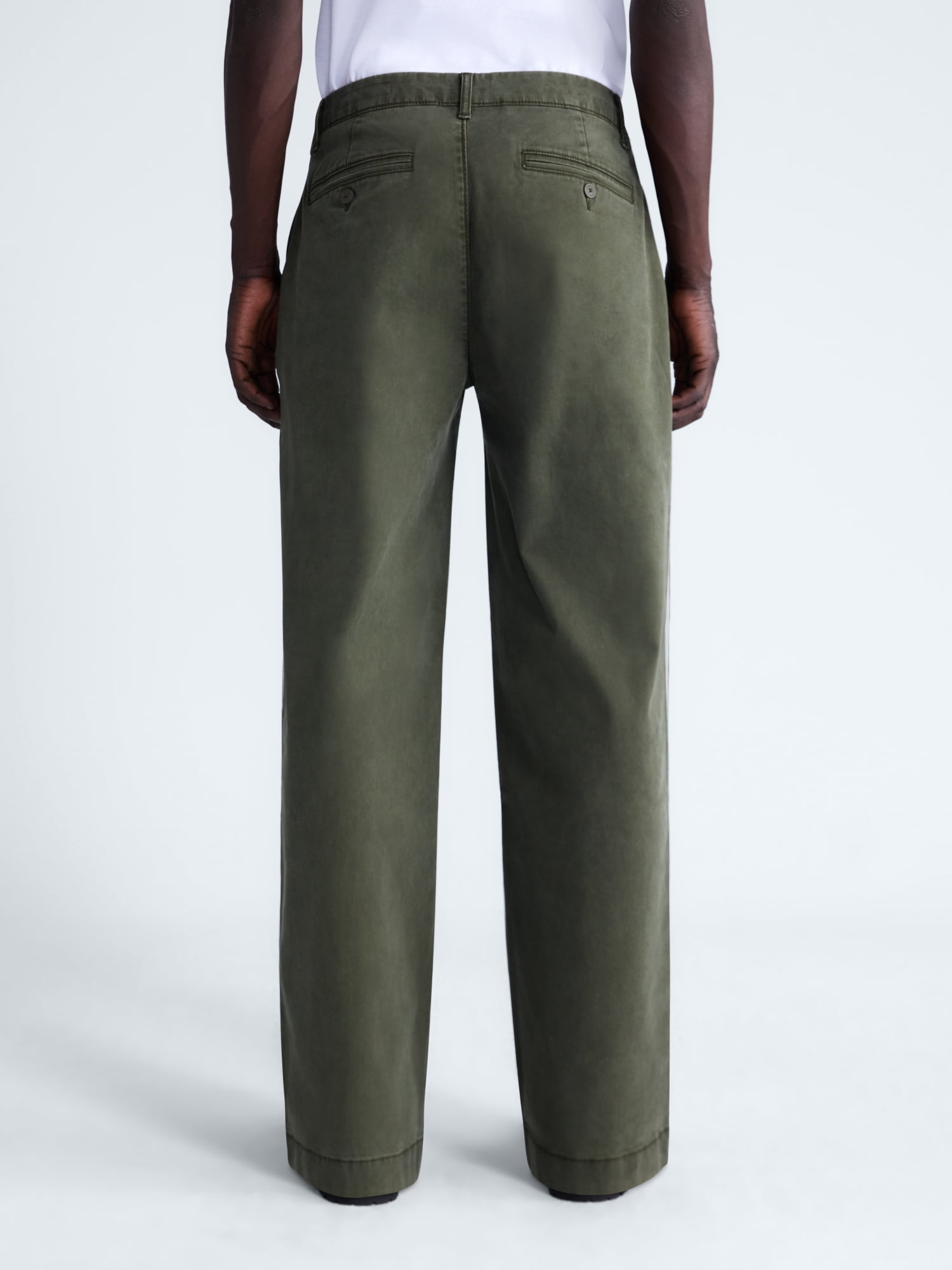 Free Assembly Men's Loose Fit Straight Leg Chino Pants, Waist Sizes 29 - Image 3