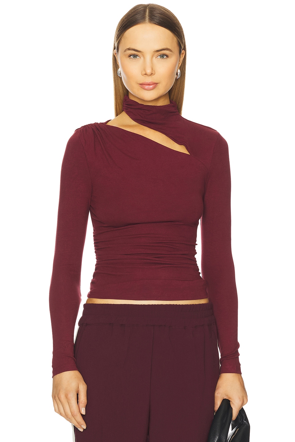 MADISON THE LABEL FRANKLIN 上装 in Plum