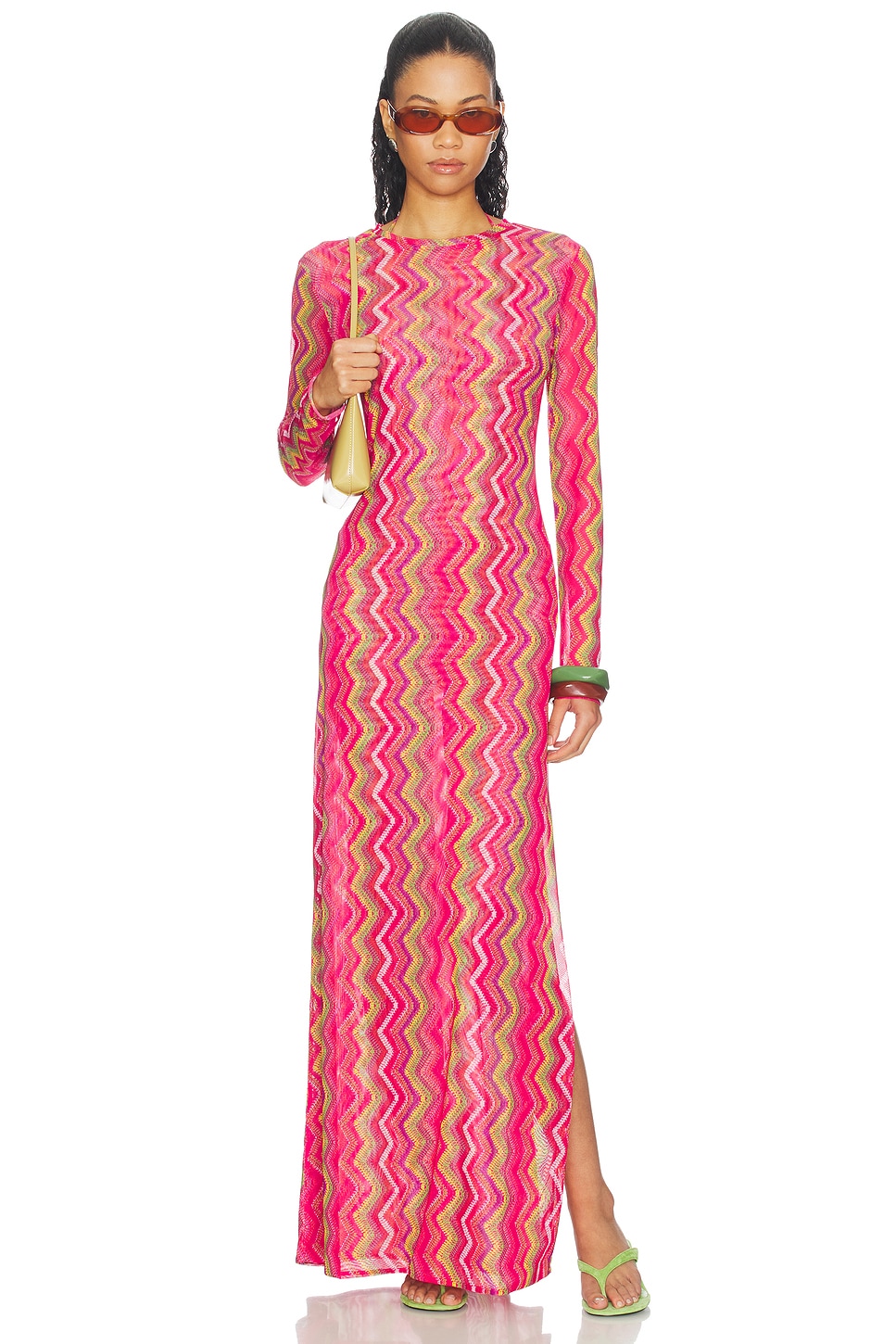 eywasouls malibu Scarlet Dress in Electric Wave Pink