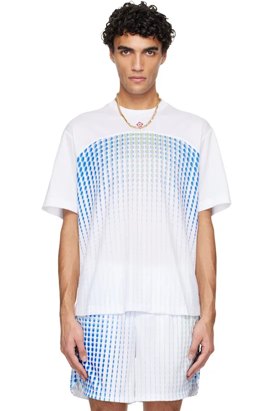 White Tennis Tech Short Sleeve T‑shirt