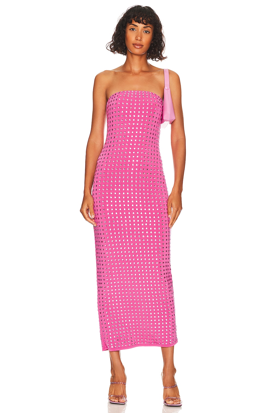 NBD James Midi Dress in Pink