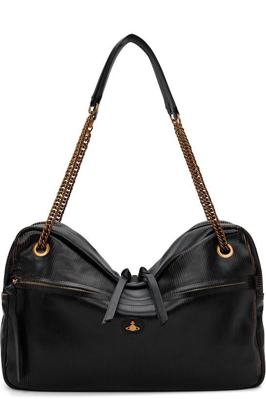 Black Dolce Large Shoulder Bag