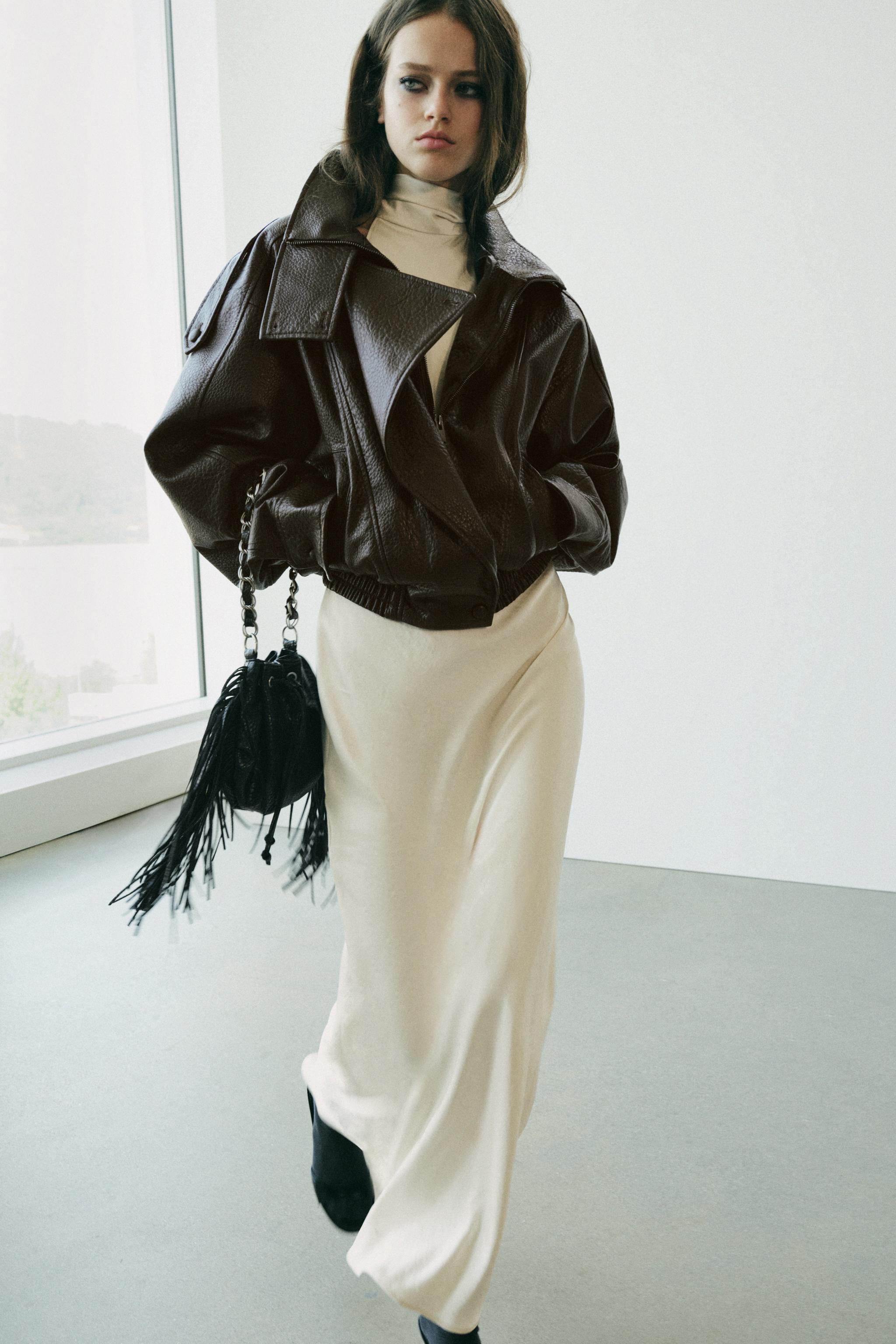 FAUX LEATHER JACKET
