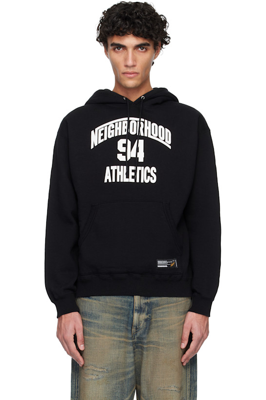 Black Plain Sweat Hoodie