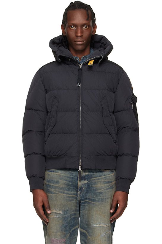 Black Wilmont Hooded Down Jacket