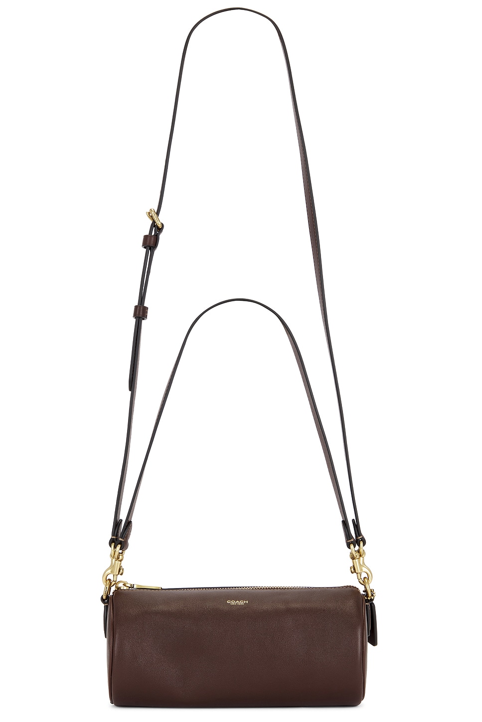 Coach Natural Grain Leather Barrel Bag in Maple