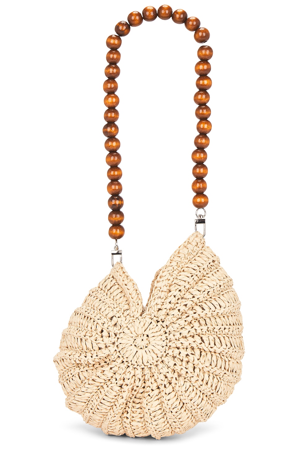 petit moments Sirena Shell Bag in Beige