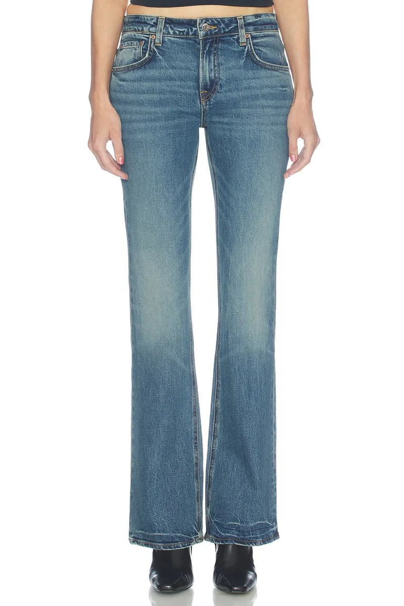 GRLFRND Melanie Low Rise Boot Cut in Melrose Blvd