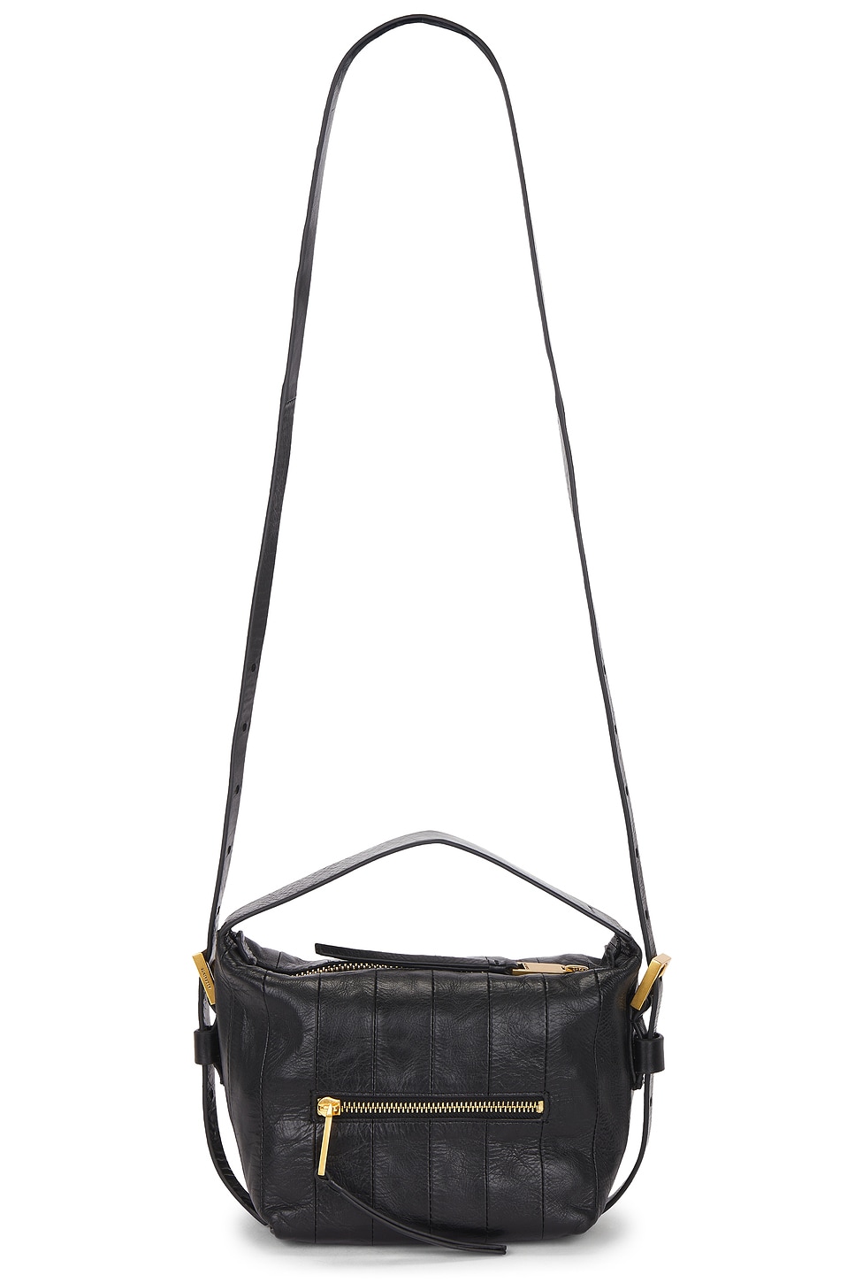 ALLSAINTS Vega Panel Grab Bag in Black