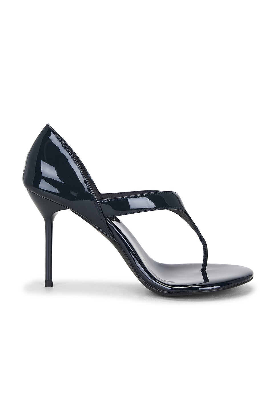 Jeffrey Campbell Rhian Sandal in Navy Patent